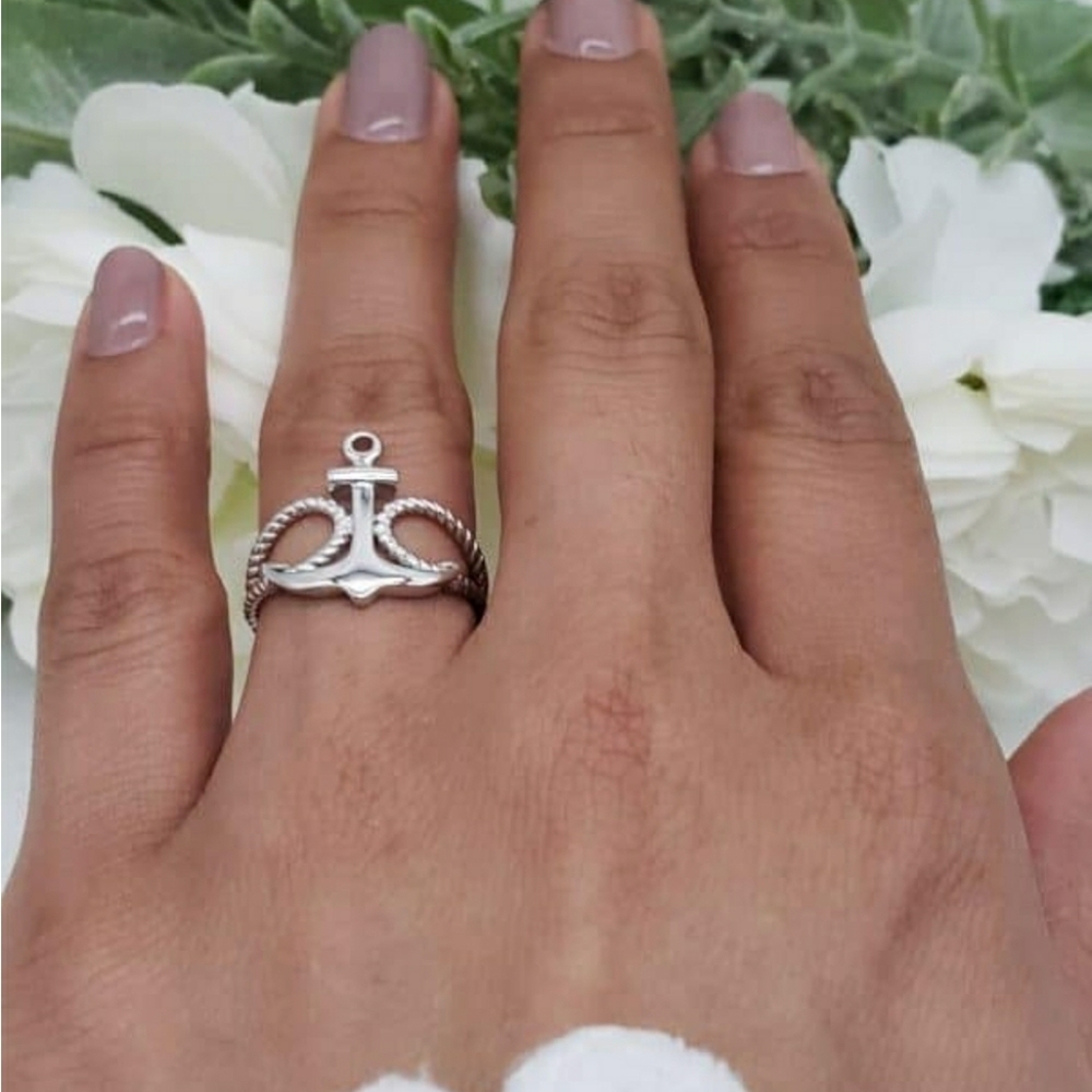 🥰 ROPED ANCHOR RING - Picture 3 of 4